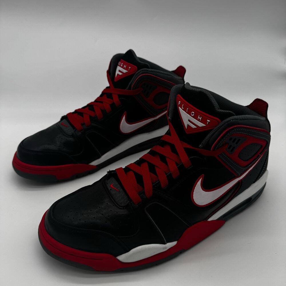 Nike Air Flight Falcon 397204-016 Black Red White Men’s Size 12 2011 OG Box